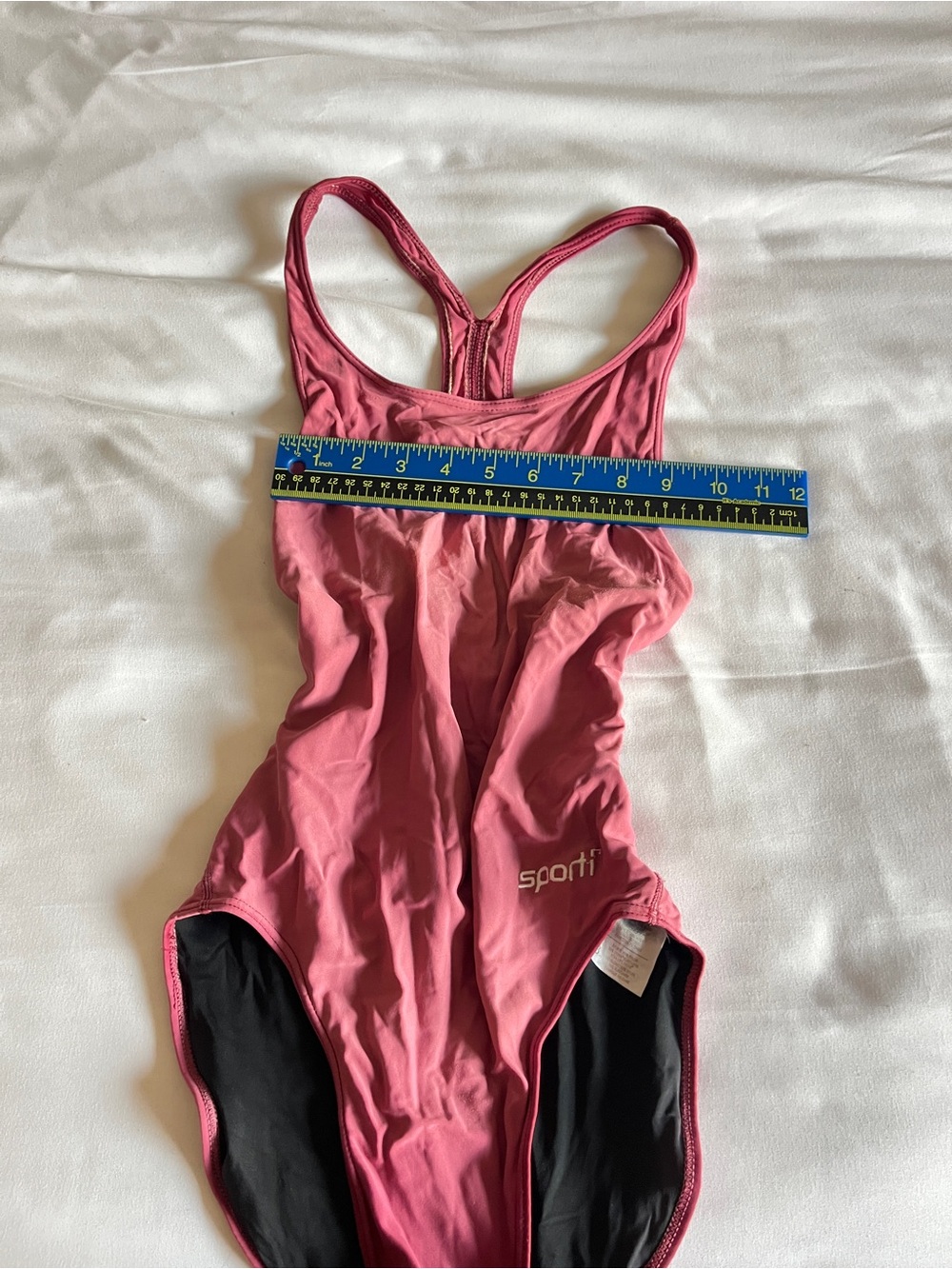 Sporti Swimsuit Size 28 One Piece Training Swimwear Pink - Picture 7 of 15